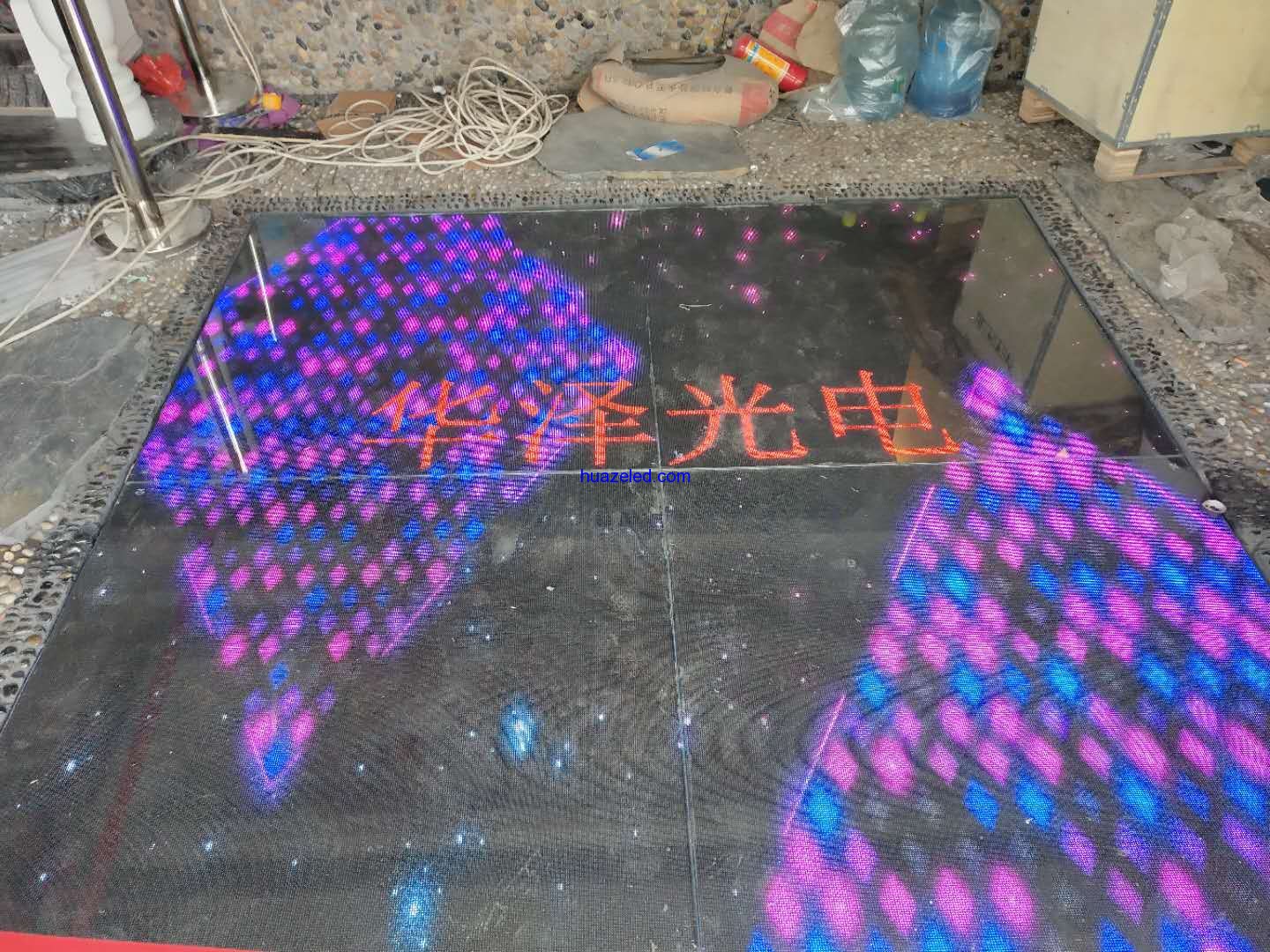 杭州蕭山商場互動感應LED地磚屏