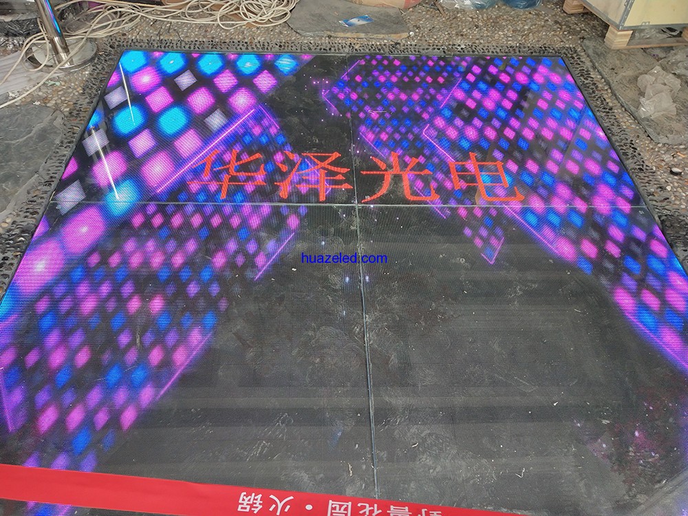 杭州蕭山商場互動感應LED地磚屏