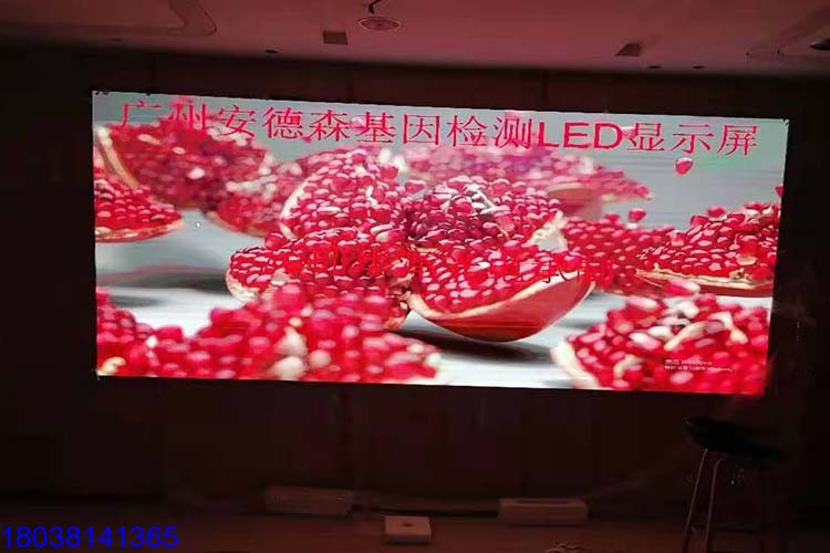 廣州安德森基因科技LED大屏幕P1.875案例