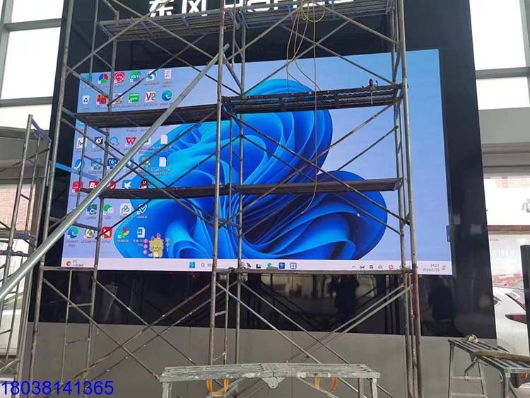 華澤光電HZNV案例：天津豐田4S店室內LED顯示屏P1.86